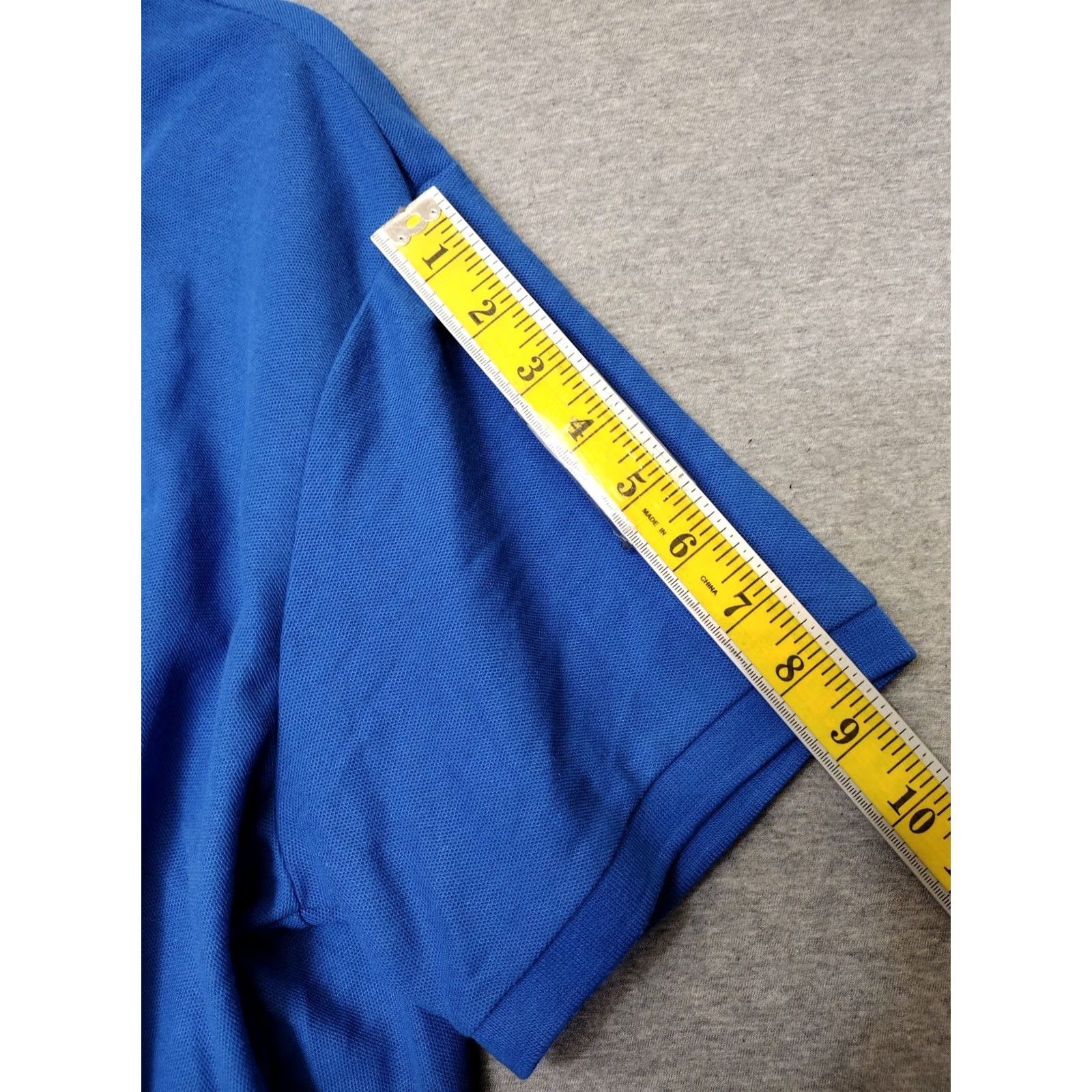Jerzees Jerzees Polo Shirt Men Color Blue Size 3XL Shirt Regular Blue 3XL Polo Shirt Mens 80s 90s Easy Care Jersey Short Sleeve Cotton Blend Polyester Size US XXL / EU 58 / 5 - 5 Thumbnail
