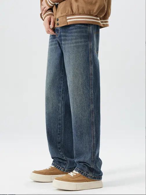 Japanese Brand Japanese retro all-match whisker washed jeans Size US 32 / EU 48 - 6 Thumbnail