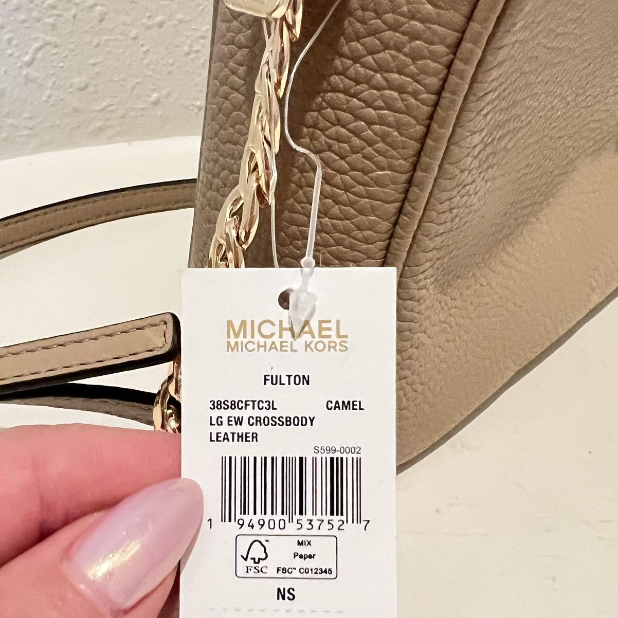 Michael Kors Michael Kors Fulton Leather Camel Camera Crossbody Bag NWT Size ONE SIZE - 5 Thumbnail