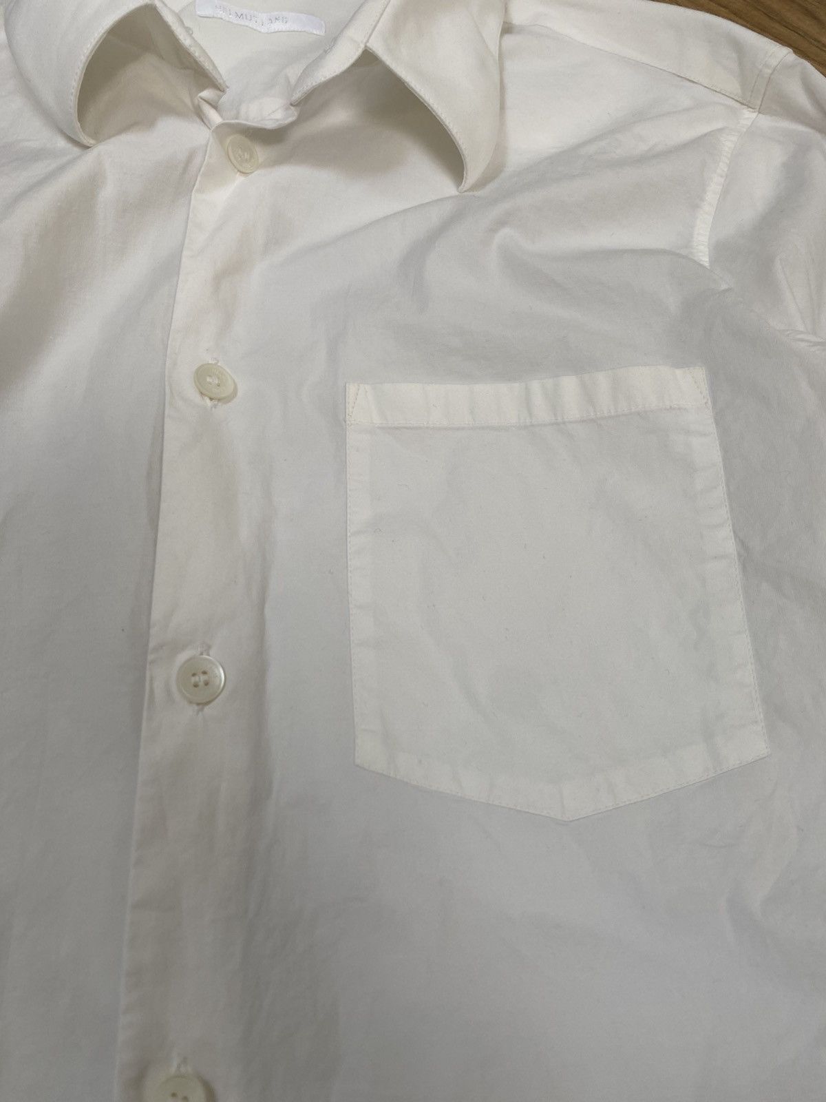 Helmut Lang Helmut Lang Classic White Button-Up Shirt Size US M / EU 48-50 / 2 - 4 Thumbnail
