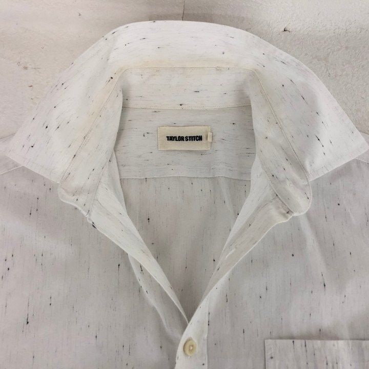 Taylor Stitch The Short Sleeve California in White Spacedye Size US S / EU 44-46 / 1 - 3 Thumbnail