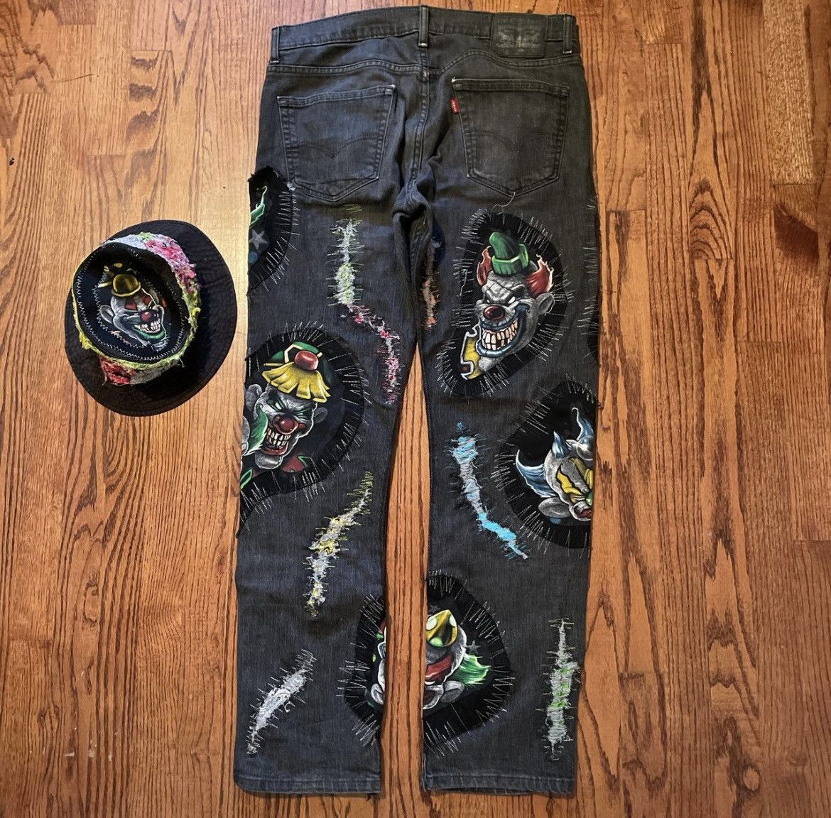 Other Killer Klown Levi Jeans Customs Size US 34 / EU 50 - 2 Thumbnail