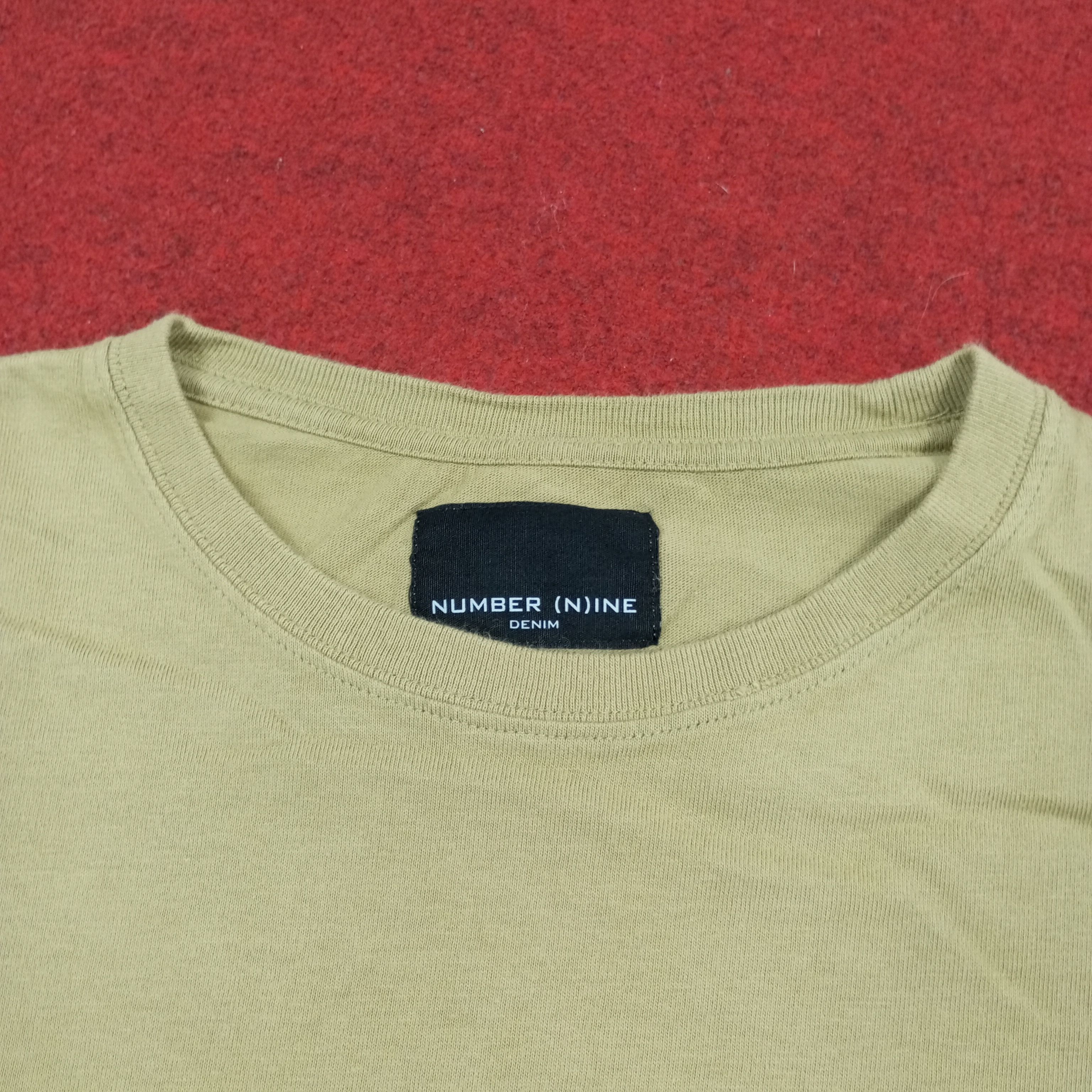 Japanese Brand × Number (N)ine × Vintage Number Nine Japanese Brand Spellout Designer Tshirt Size US L / EU 52-54 / 3 - 6 Thumbnail