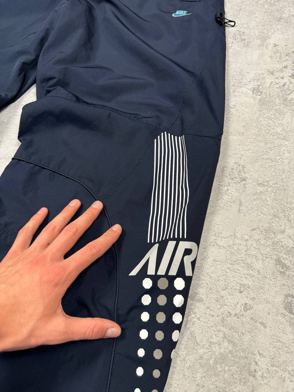 Nike Vintage Nike Y2K Nylon Baggy Sweatpants Size XL Size US 37 - 6 Thumbnail