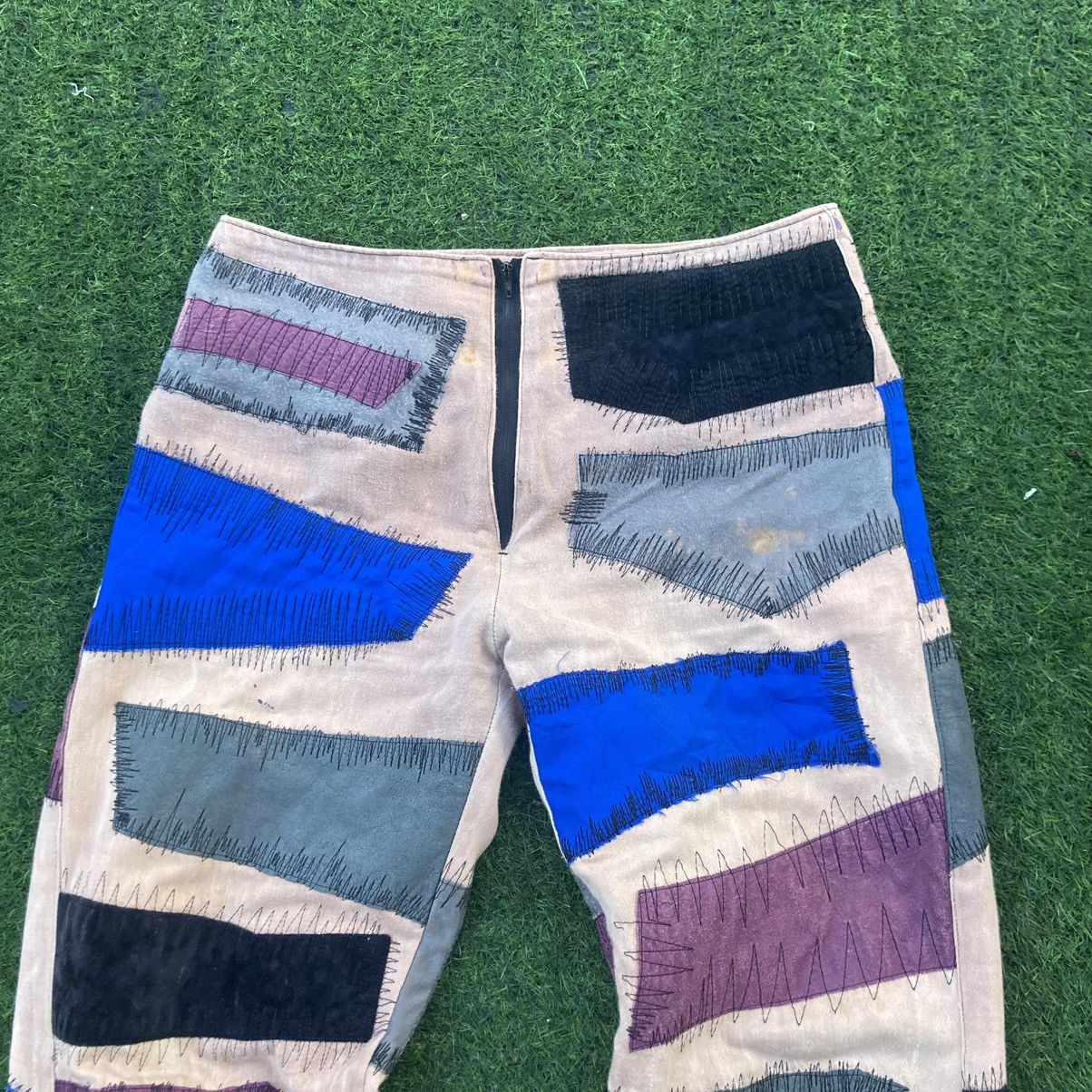 Hysteric Glamour × If Only Was True CUSTOM PATCHWORK PANTS Size US 29 - 3 Thumbnail