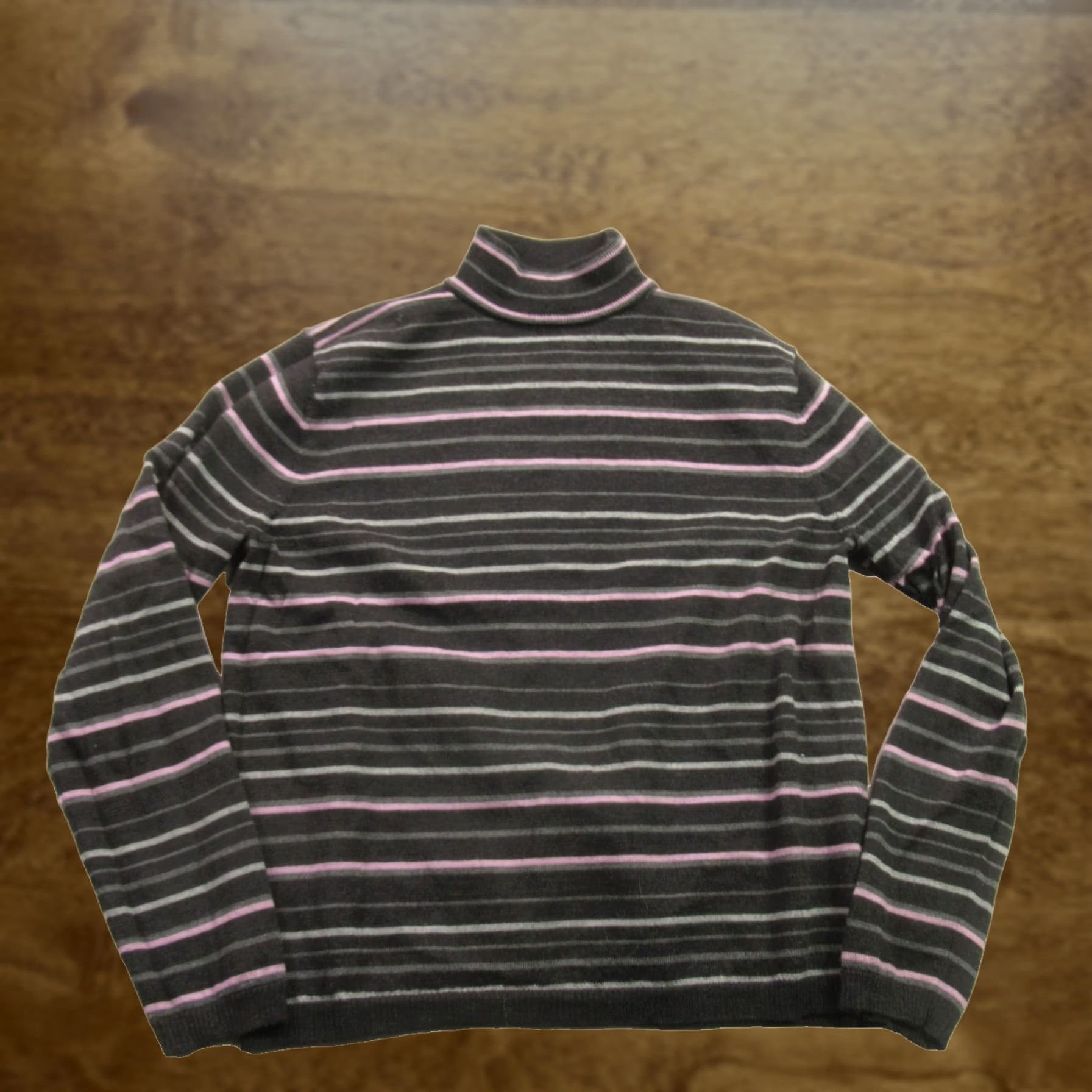 Pendleton Pendleton Sweater Womens Large Long Sleeve High Neck Pullover Striped Multicolor Casual Knit Merino Wool Regular size L Size L / US 10 / IT 46 - 1 Thumbnail