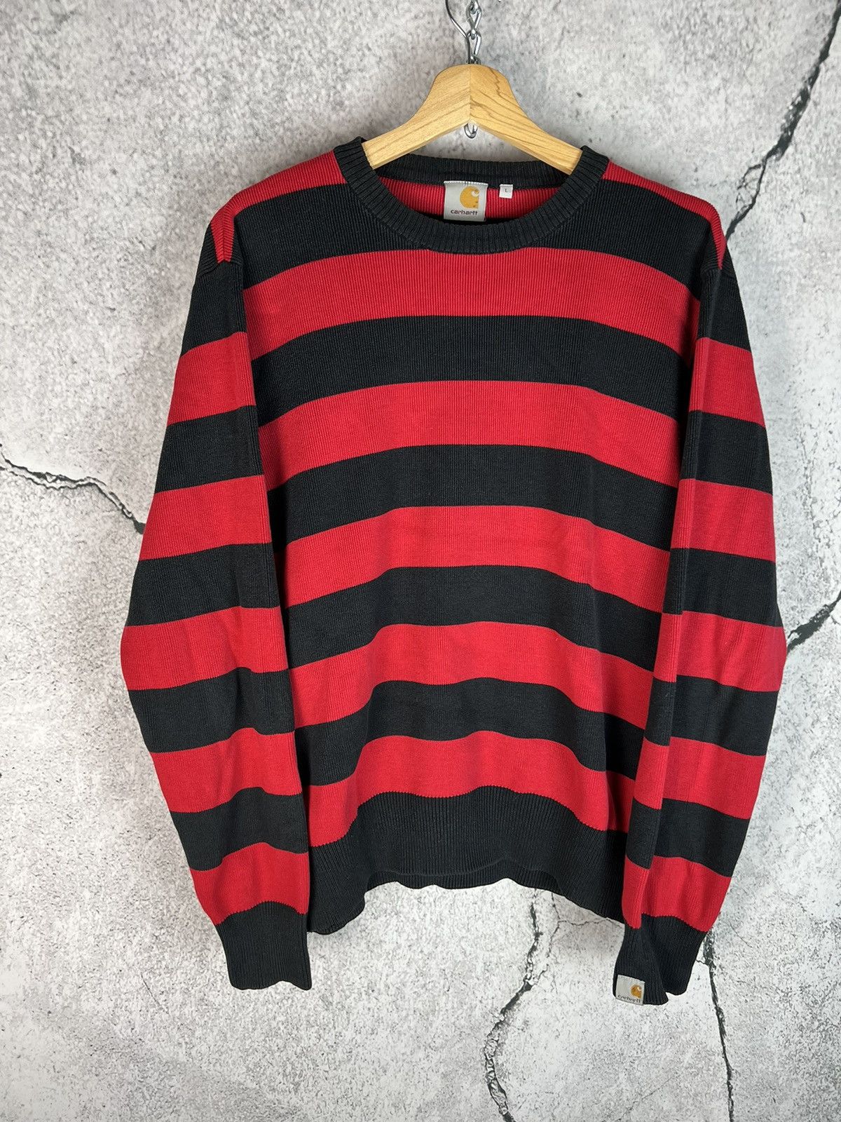 Carhartt CARHARTT VINTAGE Sailor Sweat BLUE Y2K KNIT SWEATER Size US L / EU 52-54 / 3 - 1 Thumbnail