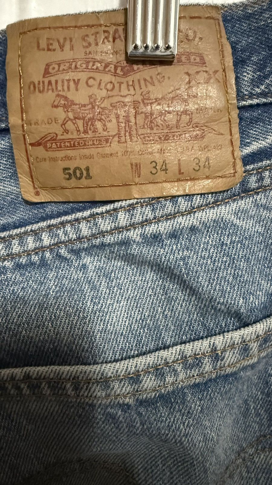 Levi's Vintage Levi 501 Size US 34 / EU 50 - 3 Thumbnail