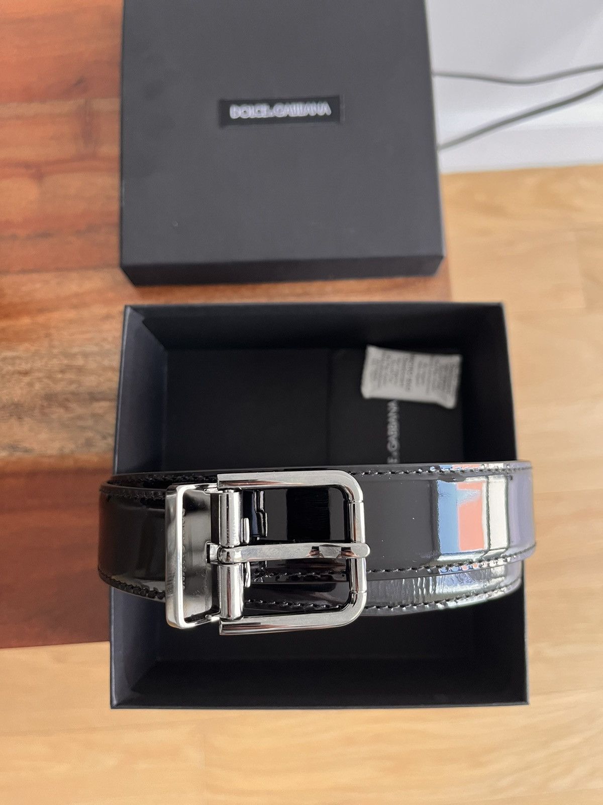 Dolce & Gabbana Dolce & Gabbana Leather Belt Size 30 - 4 Thumbnail