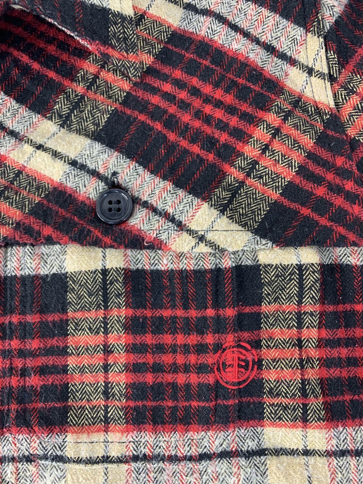 Element Element Western Button Up Flannel Plaid Checked Herringbone Size US M / EU 48-50 / 2 - 5 Thumbnail
