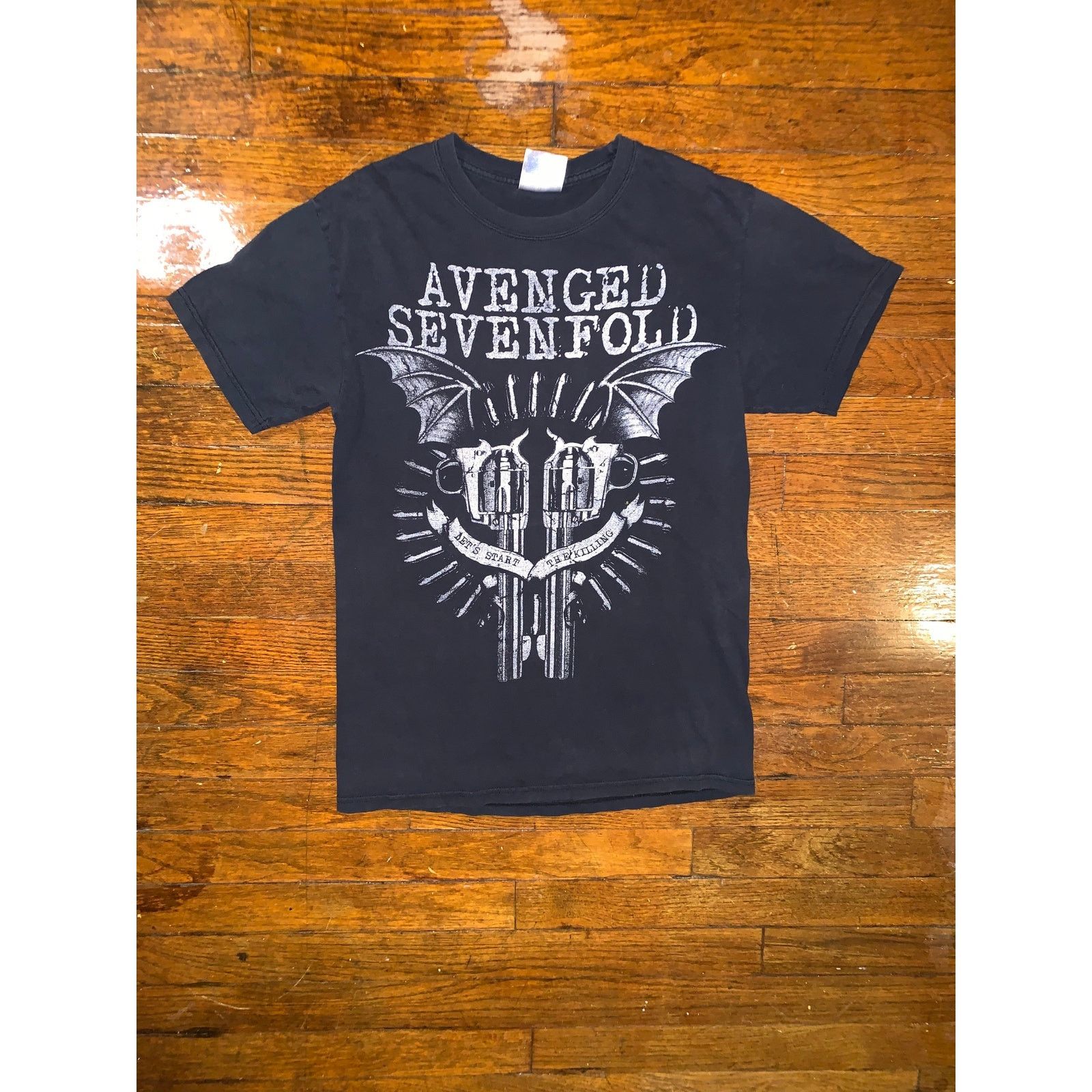 Band Tees × Hanes Avenged Sevenfold T Shirt Small Black Graphic Band Tee Y2K Size US S / EU 44-46 / 1 - 2 Thumbnail