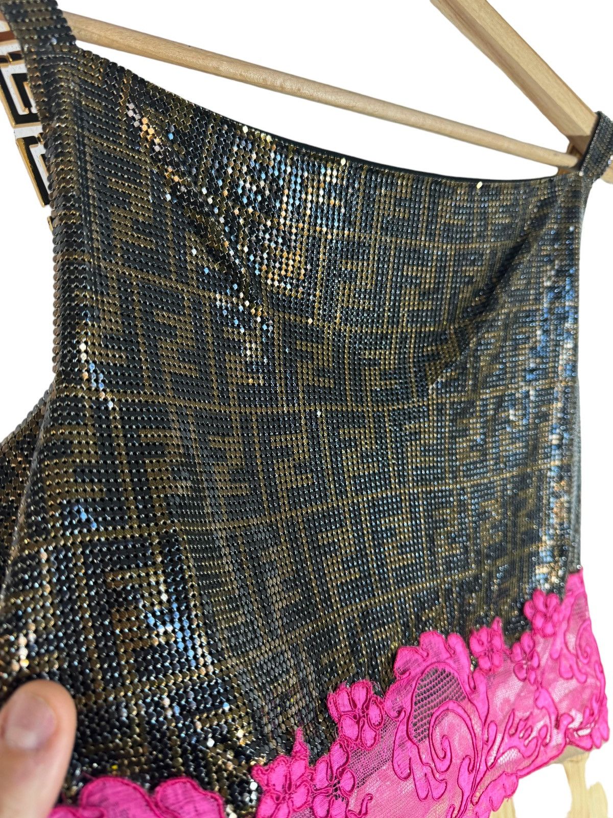 Fendi Fendace Metal Mesh Top Size S / US 4 / IT 40 - 6 Thumbnail