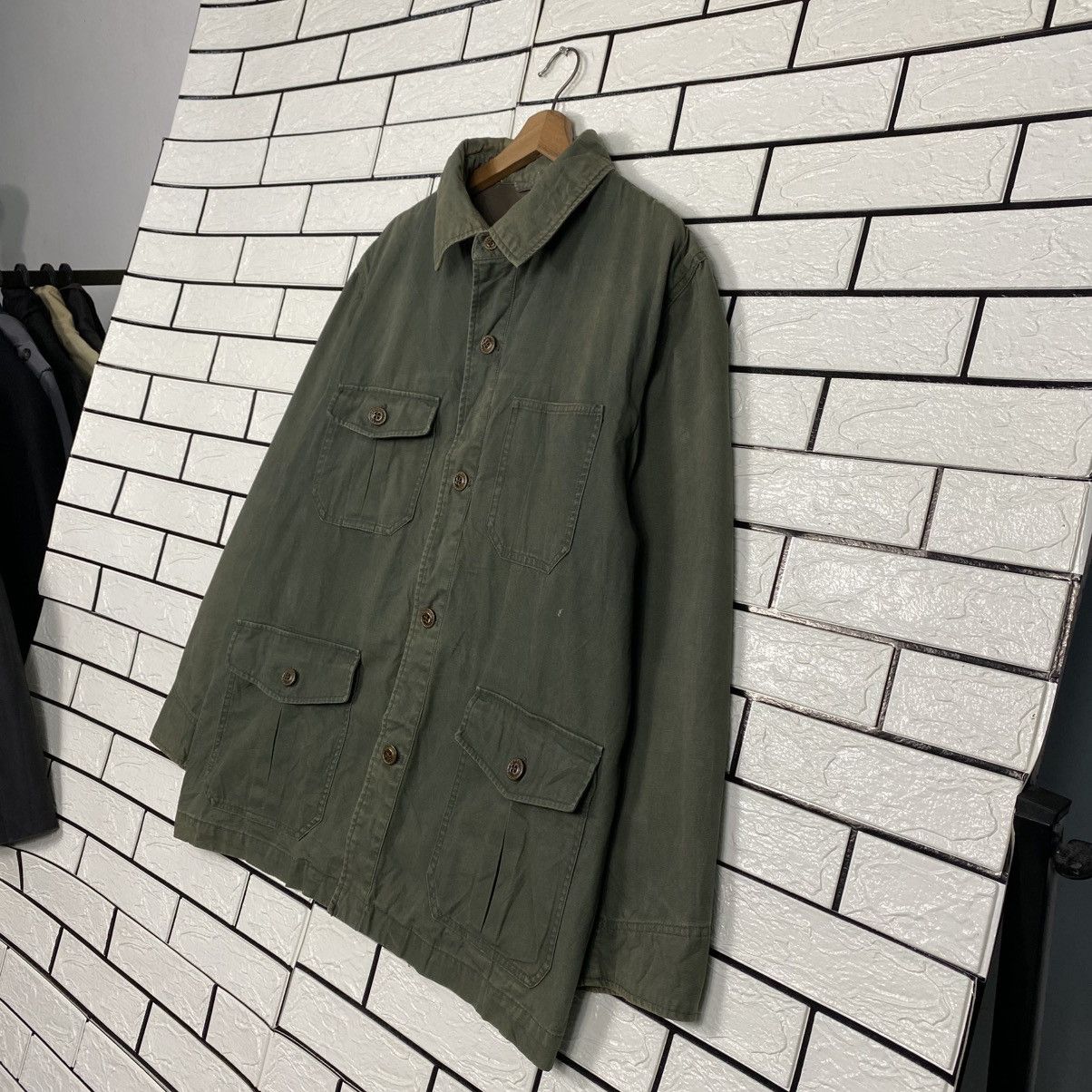 Vintage 📌Vintage Duck Canvas Detroit Chore Jacket Blanket Macchio Size US L / EU 52-54 / 3 - 3 Thumbnail