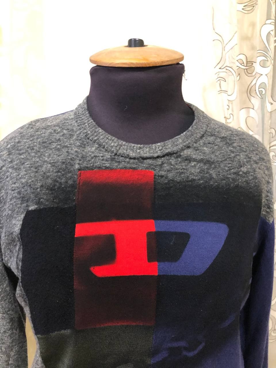 Diesel Diesel Big Logo Sweater Sweatshirt Knitwear Knitting Vintage Size M / US 6-8 / IT 42-44 - 2 Thumbnail