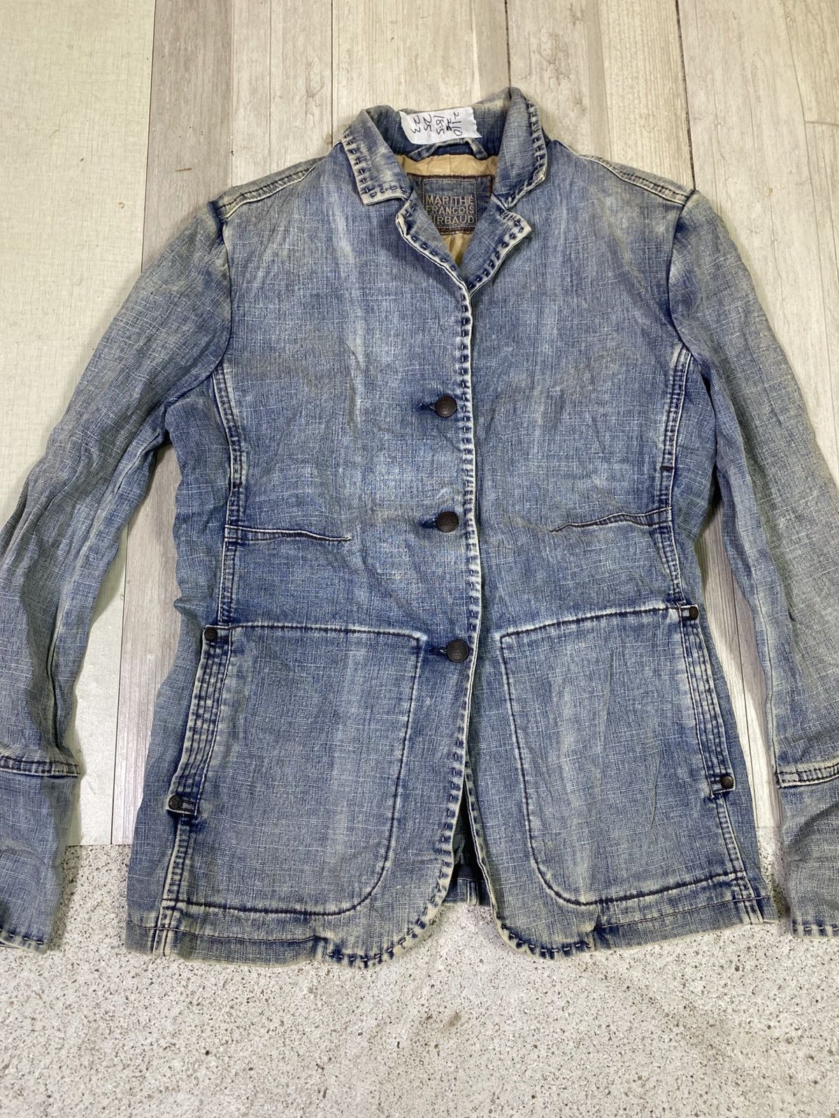 Marithe + Francois Girbaud Marithe francois girbaud size s distressed denim Size S / US 4 / IT 40 - 1 Thumbnail