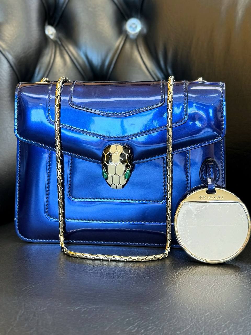 Bvlgari Bvlgari Serpenti Forever Square Crossbody Shoulder Bag Size ONE SIZE - 1 Thumbnail