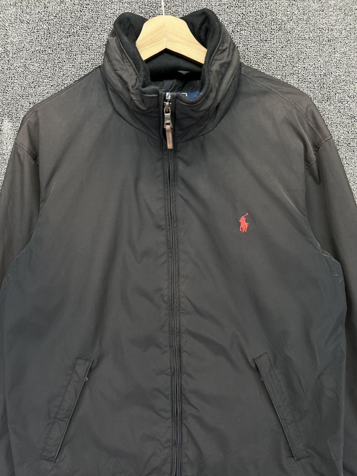 Polo Ralph Lauren Vintage Polo Ralph Lauren Zip Up Trashed Jacket Size US L / EU 52-54 / 3 - 5 Thumbnail