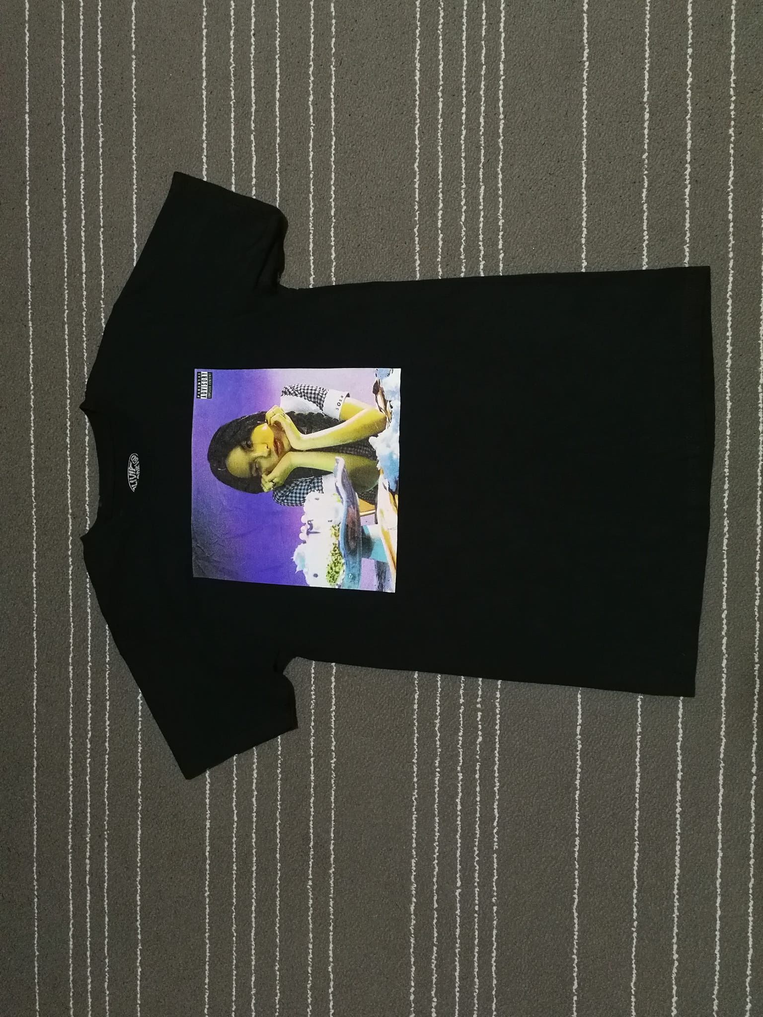 image of Rock Band Olivia Rodrigo Sour Parental Advisory Xs in Black, Men's