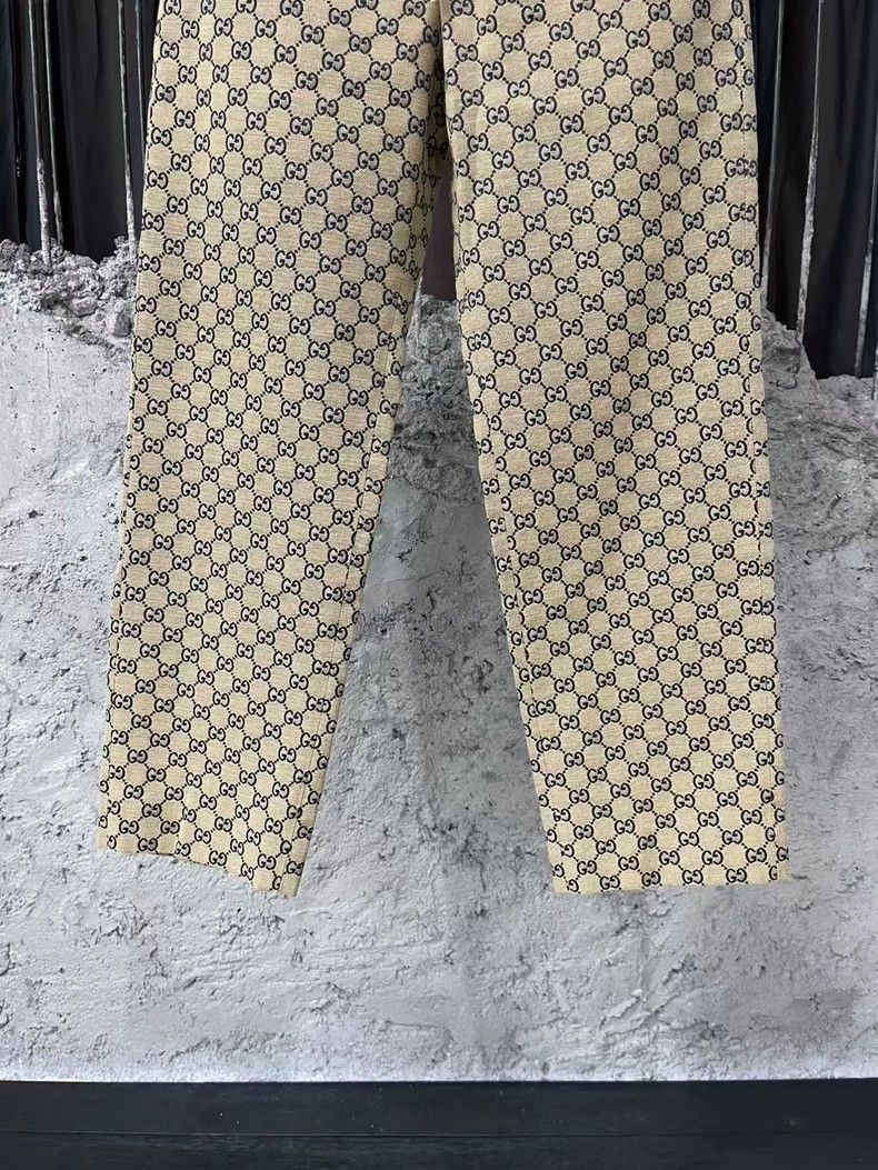 Gucci Gucci Khaki Print Casual Trousers-2505 Size US 44 / EU 60 - 5 Thumbnail