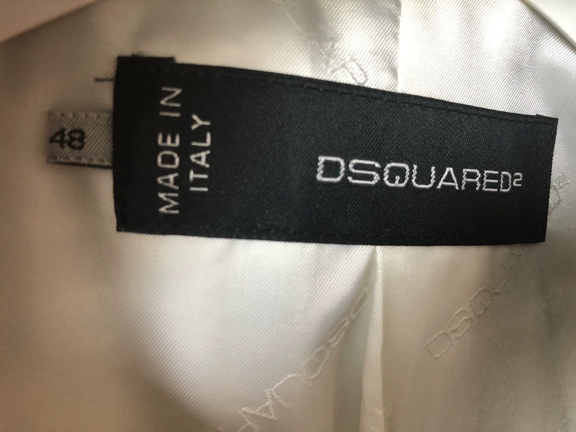 Dsquared2 Dsquared2 Green Tropical Print Linen Suit Size US M / EU 48-50 / 2 - 7 Thumbnail