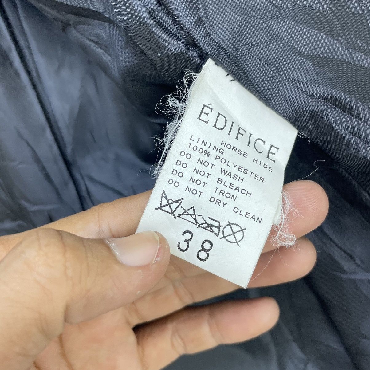 Edifice Japan × KMRii Italian Designer Edifice Horse Hide Leather Jacket Size M / US 6-8 / IT 42-44 - 9 Thumbnail