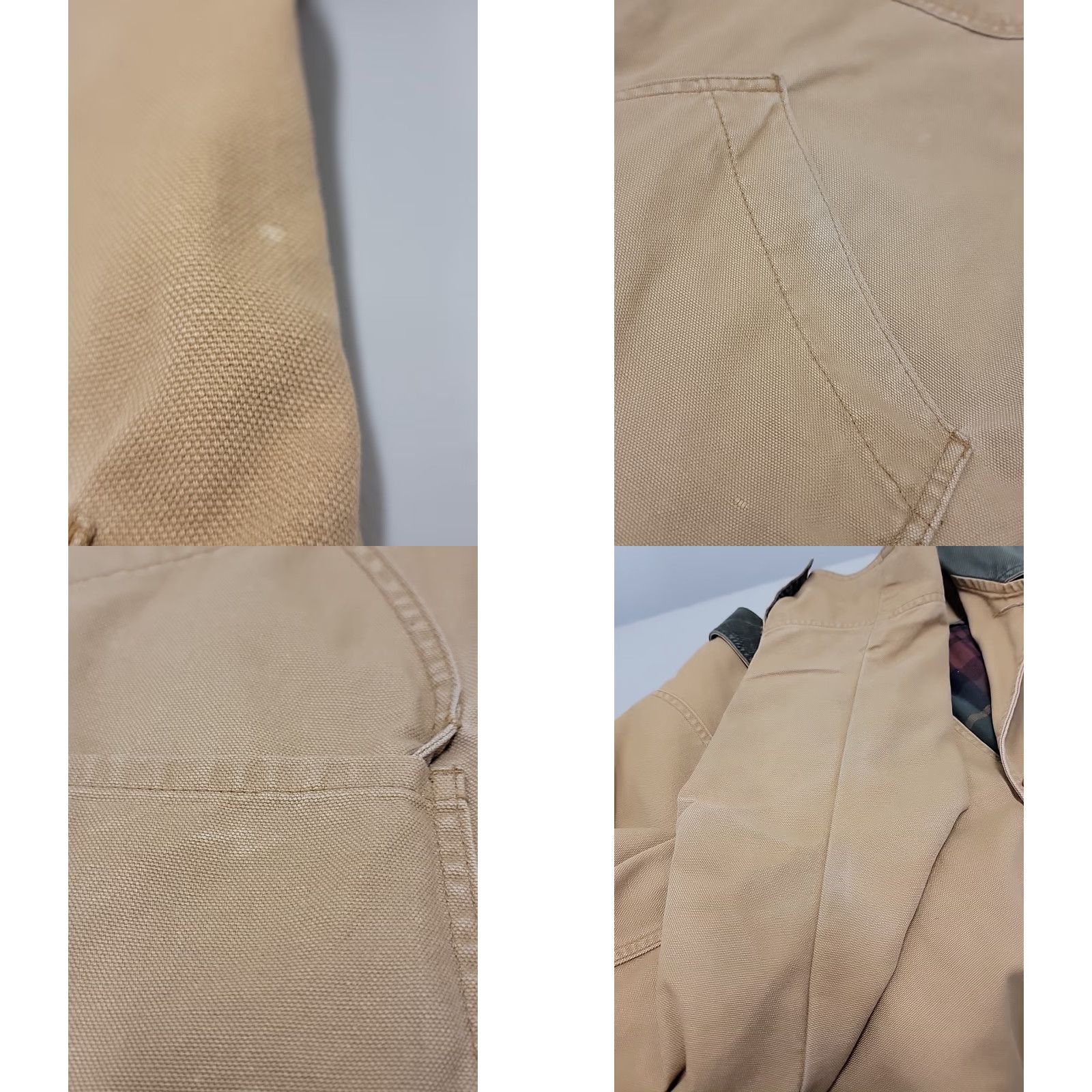 Vintage VINTAGE L.L. Bean Chore Coat Field Jacket Canvas Blanket Lined Mens Tall XL Cordura? No. Size US XL / EU 56 / 4 - 10 Thumbnail