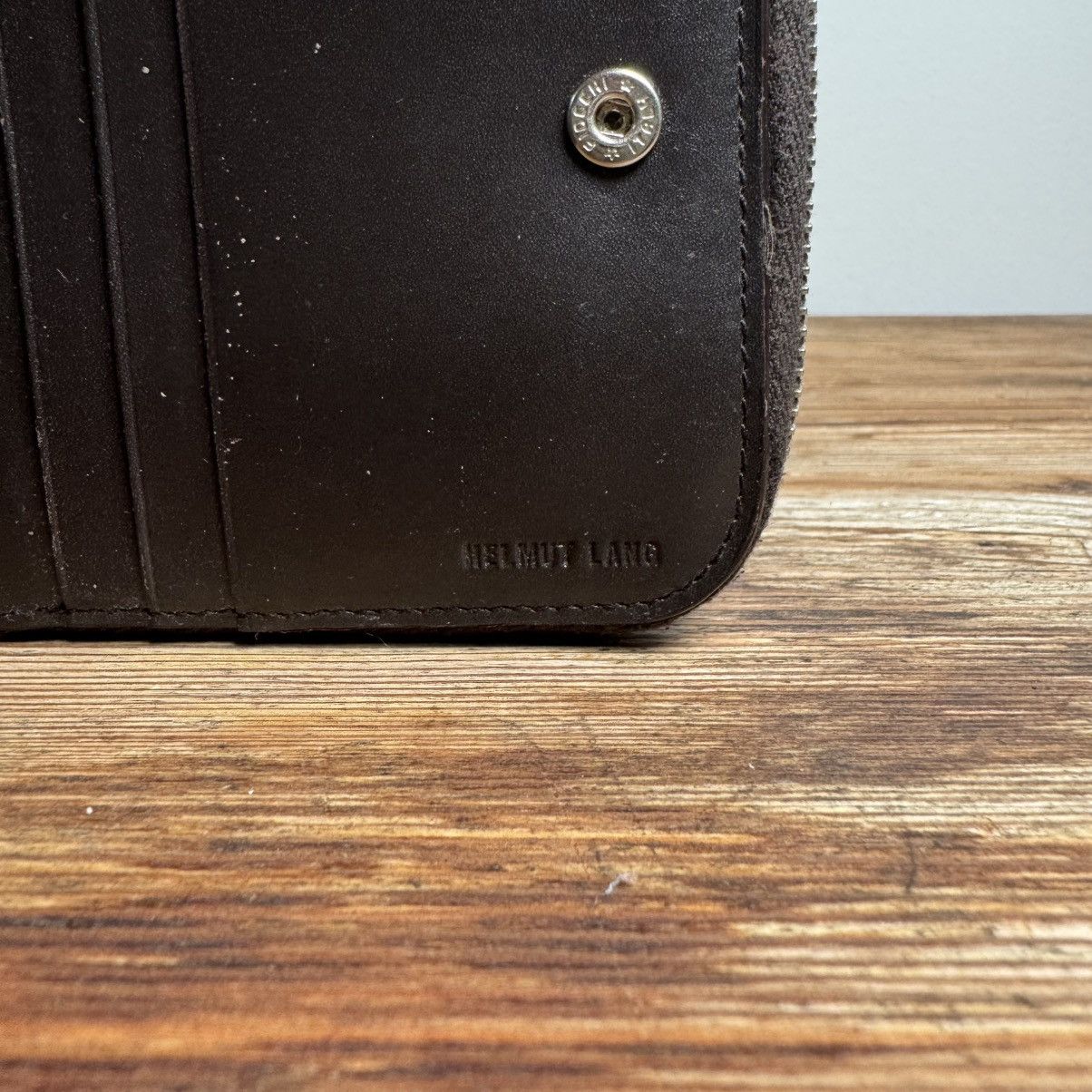 Helmut Lang Helmut Lang 2000’s Snake Skin Leather Zip-Up Wallet Size ONE SIZE - 6 Thumbnail