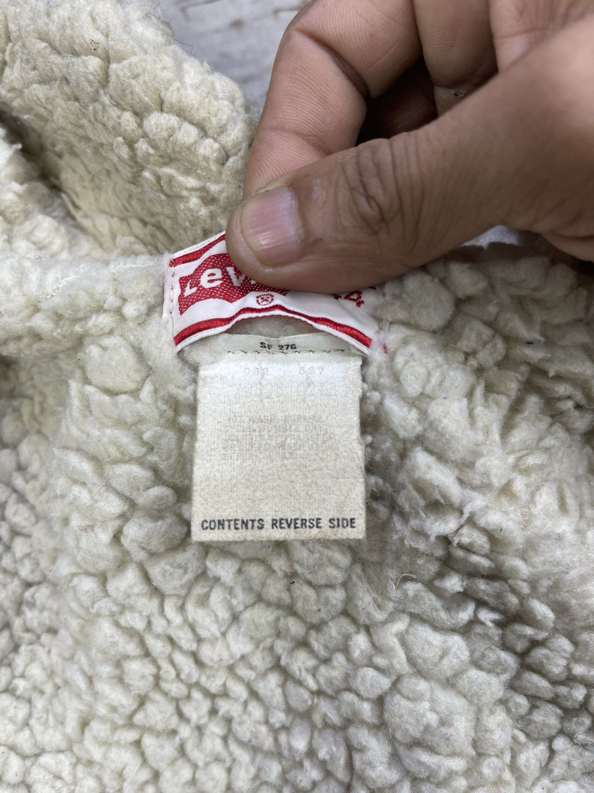 Levi's Vtg 70s Levis Sherpa Trucker Jacket Size US L / EU 52-54 / 3 - 24 Thumbnail