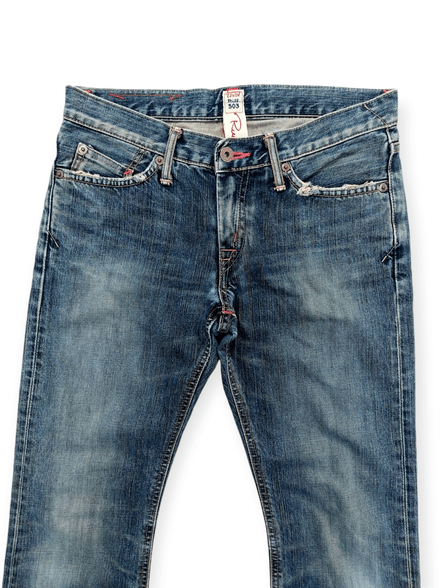 Edwin Flare Edwin Miss. 503 Rude Denim Size 30" / US 8 / IT 44 - 4 Thumbnail
