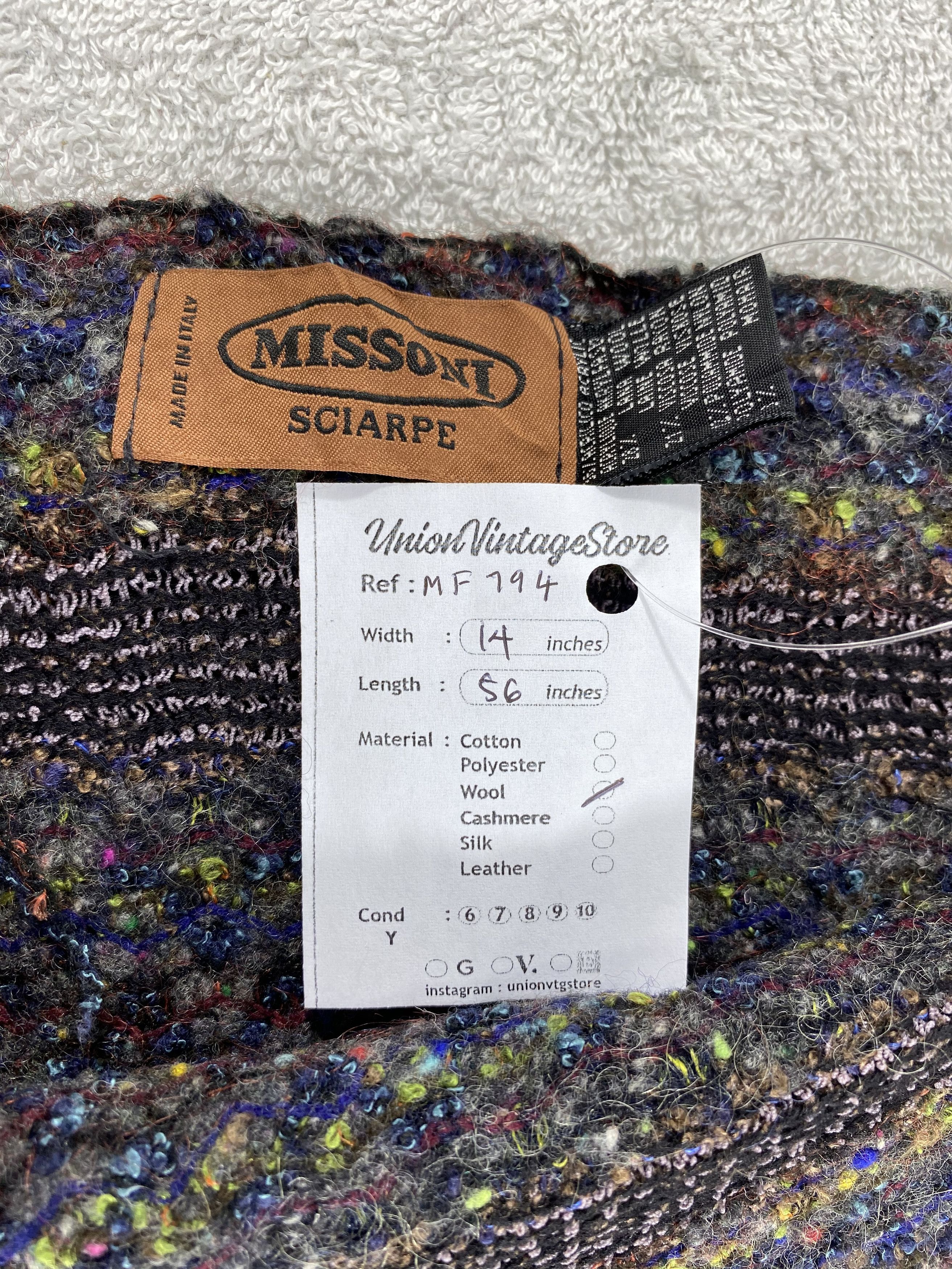 Missoni Vintage MIssoni Scarf/Muffler/Neckwear MF794 Size ONE SIZE - 4 Thumbnail