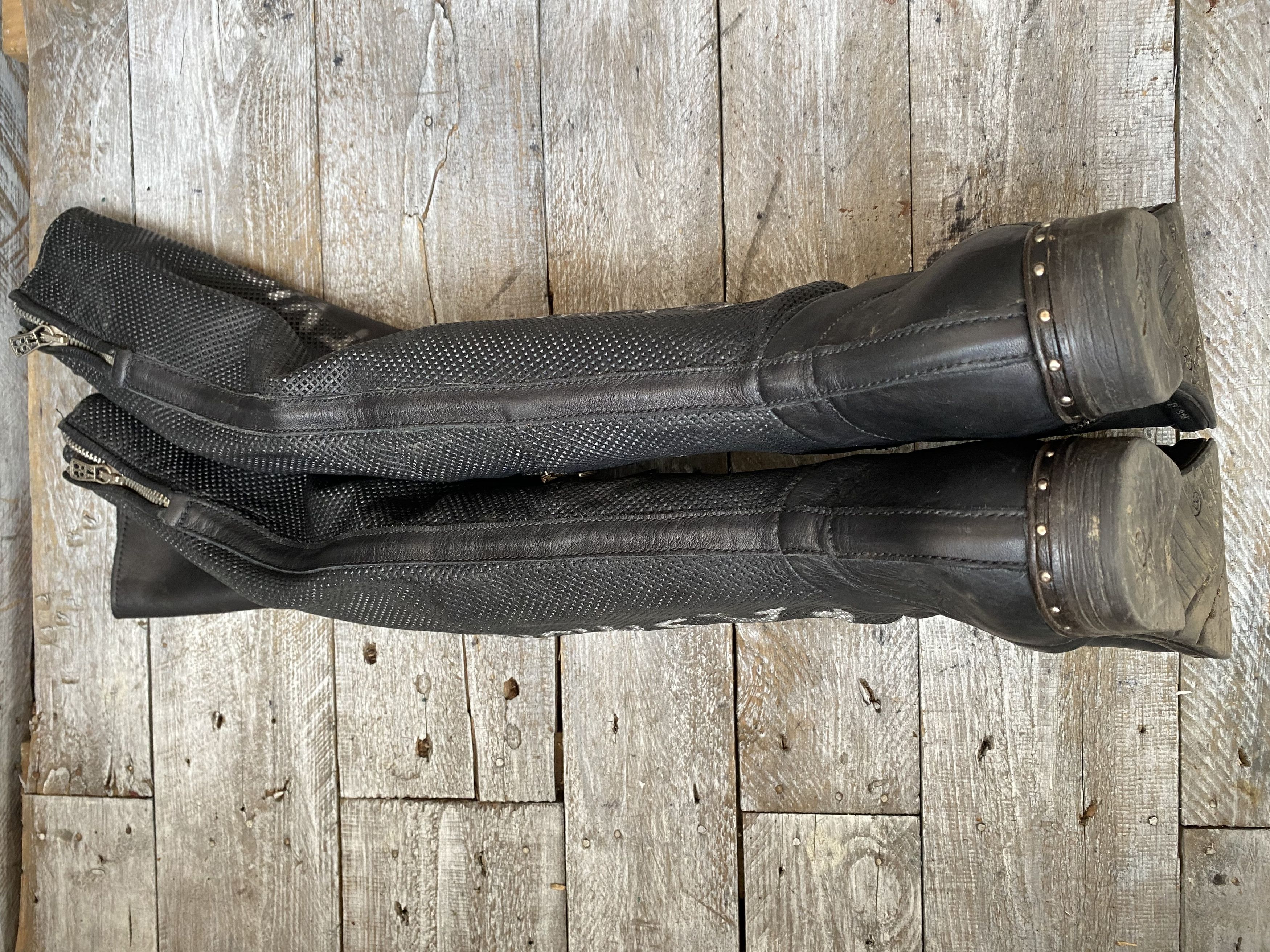A.S.98 A.S.98 knee high grunge leather boots sz 37 Size US 6.5 / IT 36.5 - 6 Thumbnail
