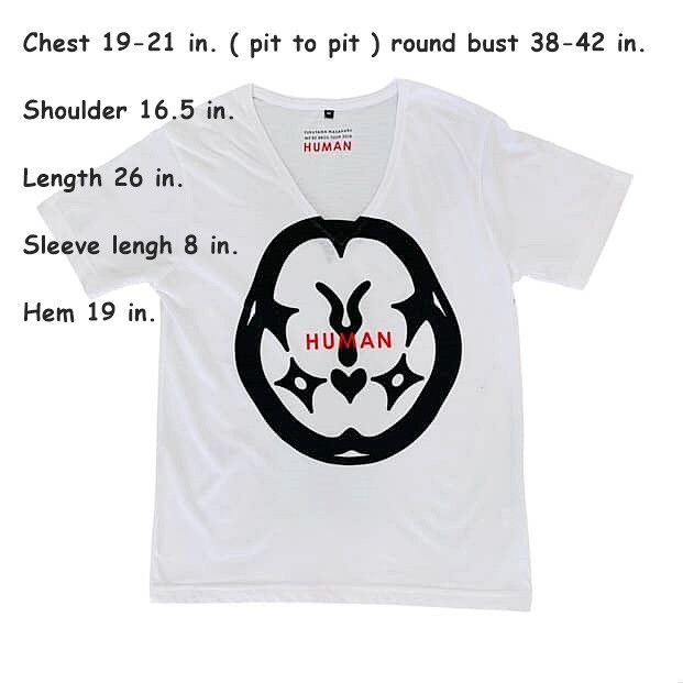 Band Tees FUKUYAMA MASAHARU HUMAN TOUR 2014 V-Neck Tee Shirt Size US M / EU 48-50 / 2 - 10 Thumbnail