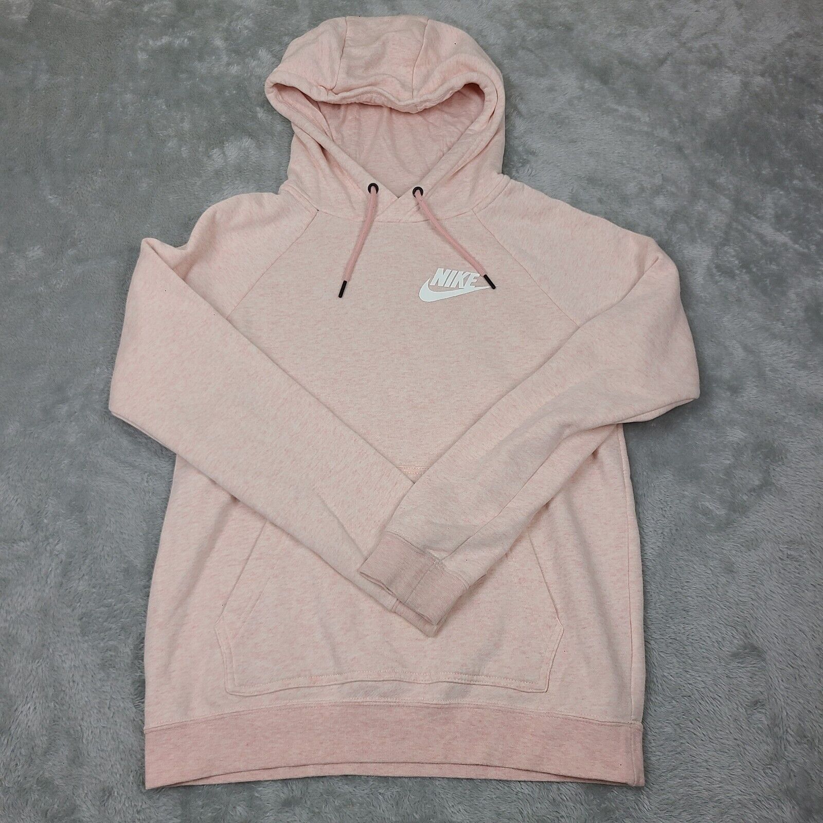 Nike Womens Nike Pull Over Hoodie Size XS Thick PEACH PINK G9 Size XS / US 0-2 / IT 36-38 - 1 Thumbnail
