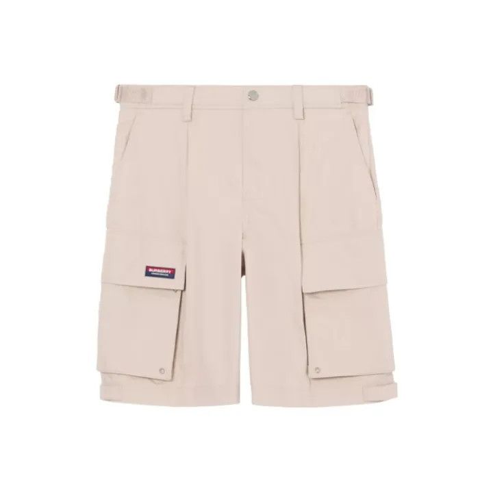 Burberry Burberry Beige Pocket Mid-Rise Cargo Shorts Size US 44 / EU 60 - 1 Thumbnail