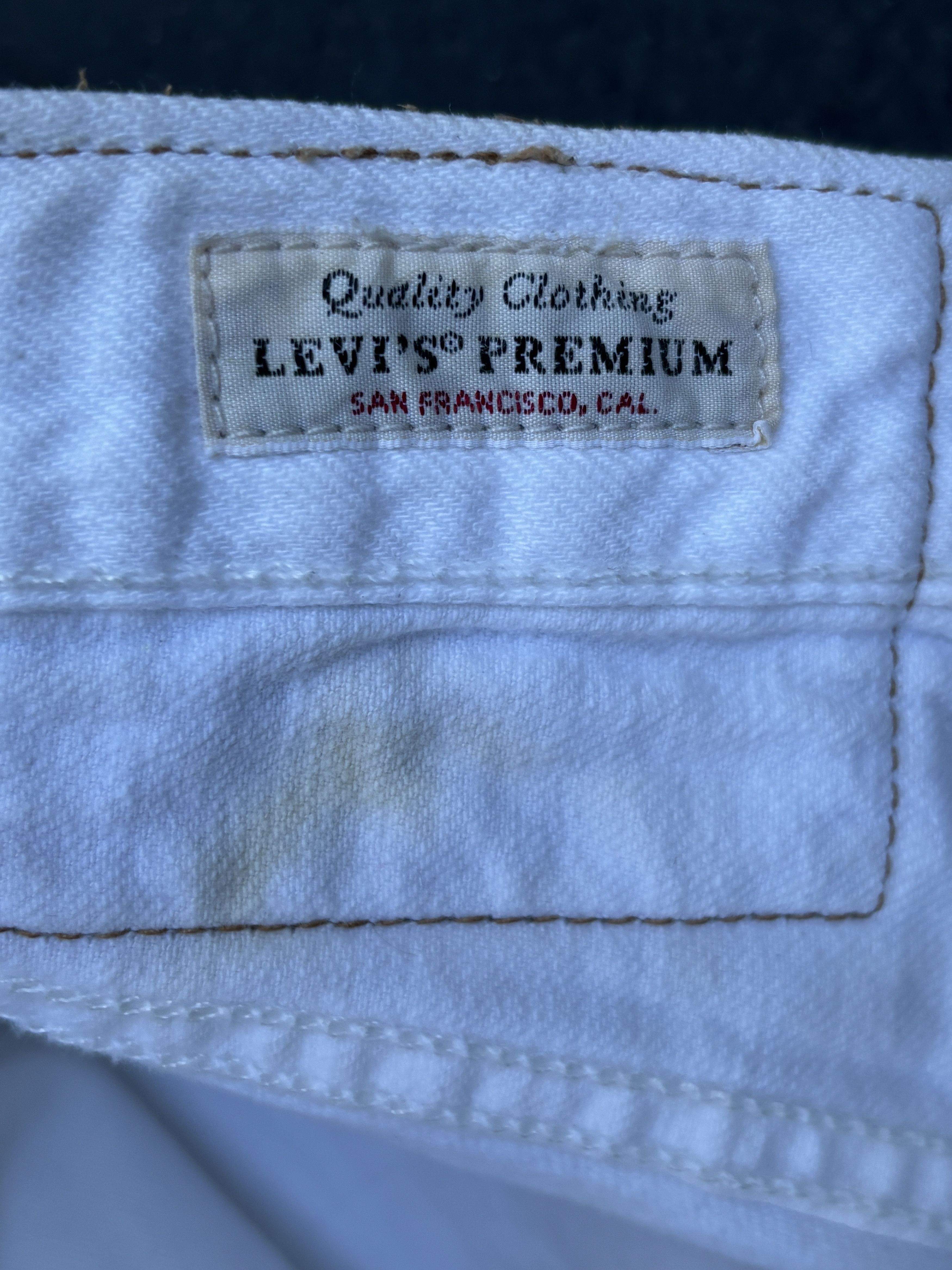 Levi's Vintage Levis 501 - WHITE Size US 32 / EU 48 - 5 Thumbnail