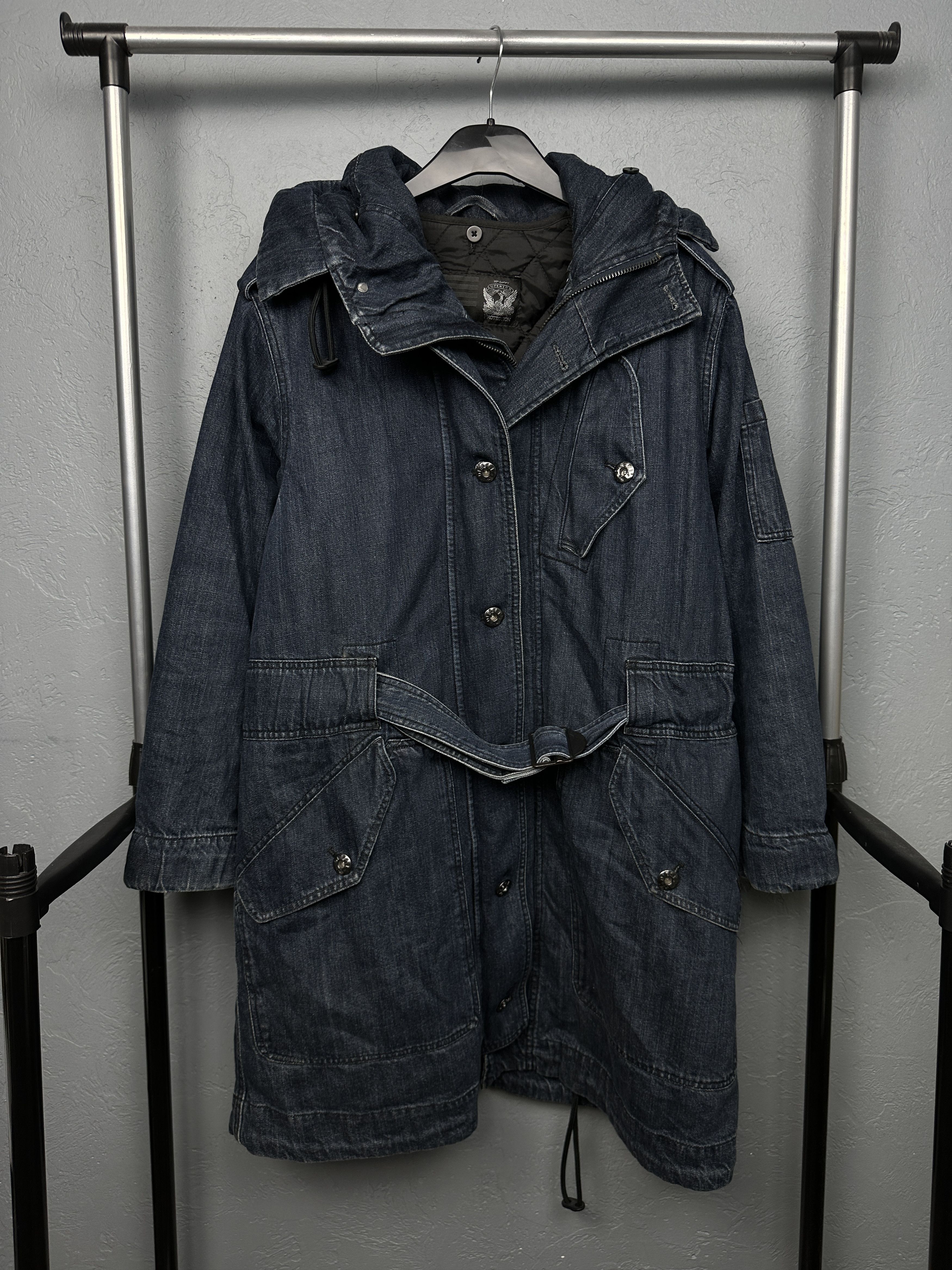 Diesel Diesel Womens 3 in 1 Denim Parka Jacket Size XS / US 0-2 / IT 36-38 - 1 Thumbnail