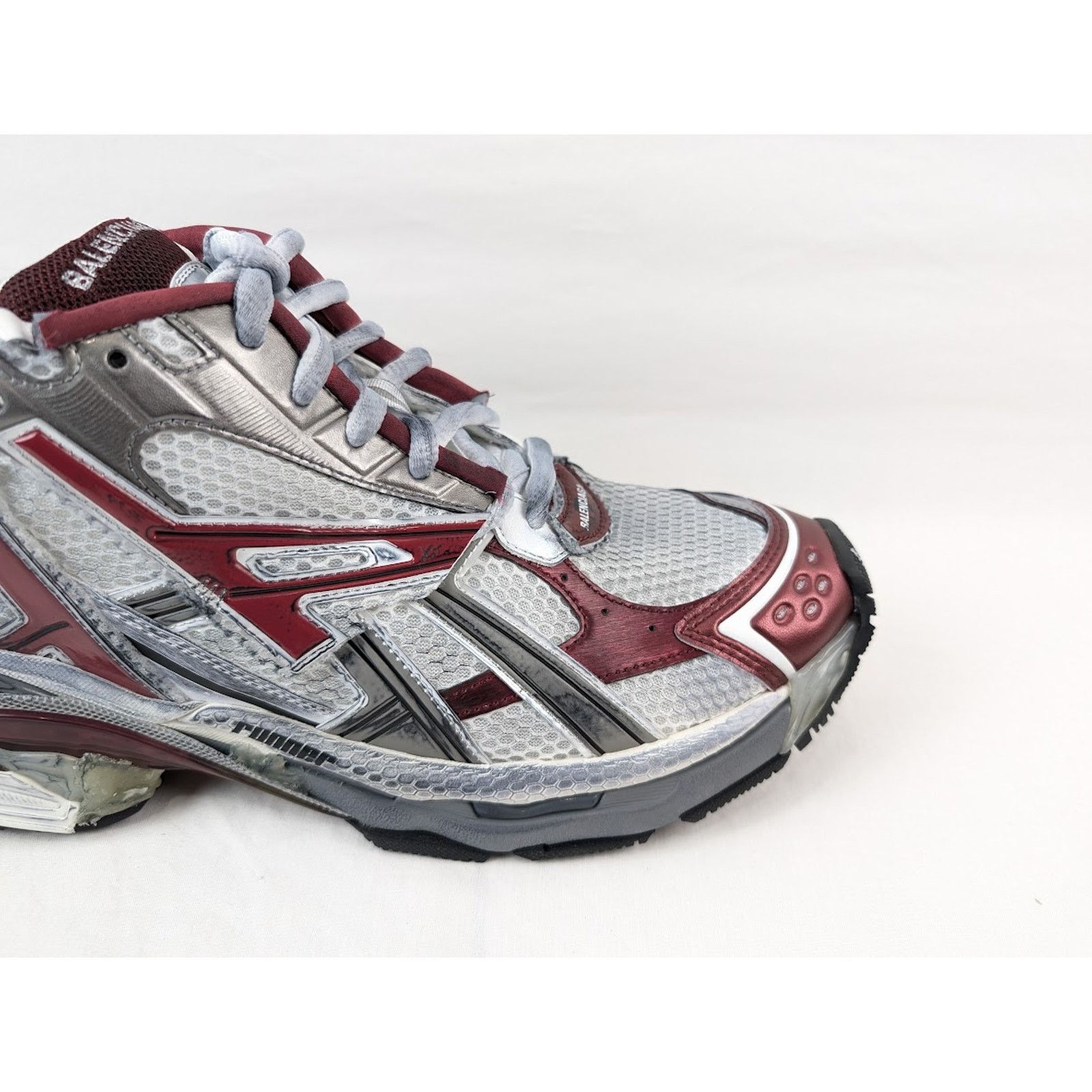 Balenciaga o1rshd1 Four Color Rubber Runners in Multicolor Size US 10 / EU 43 - 3 Thumbnail
