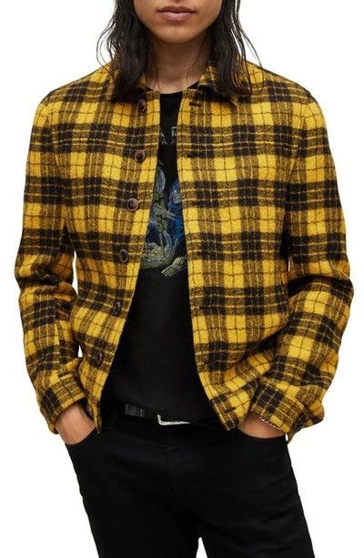 John Varvatos Searcy Plaid Blouson Wool Jacket. 50 Size US M / EU 48-50 / 2 - 2 Thumbnail