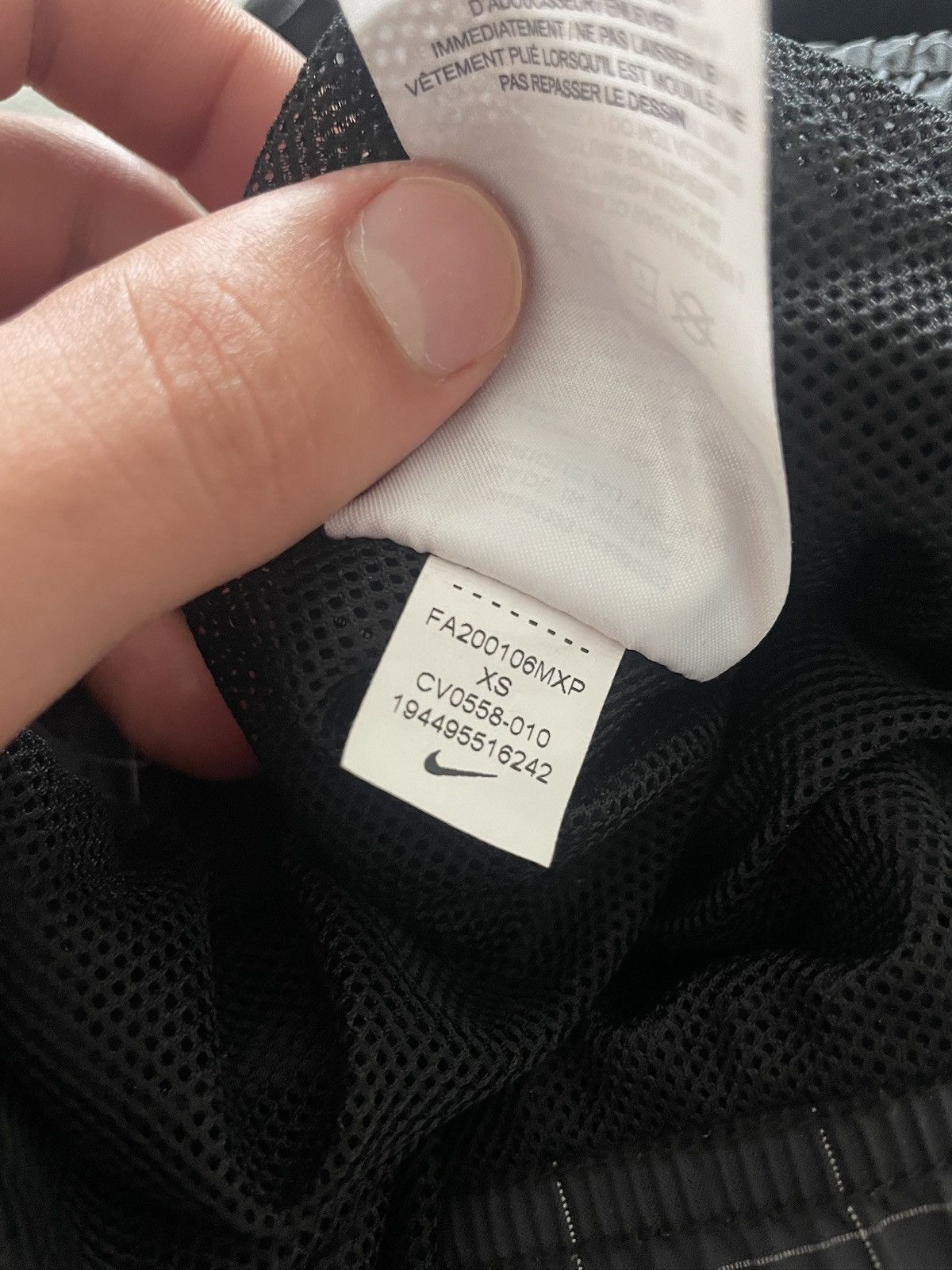Nike NikeLAB REFLECTIVE BLACK TRACK PANTS Size US 29 - 9 Thumbnail