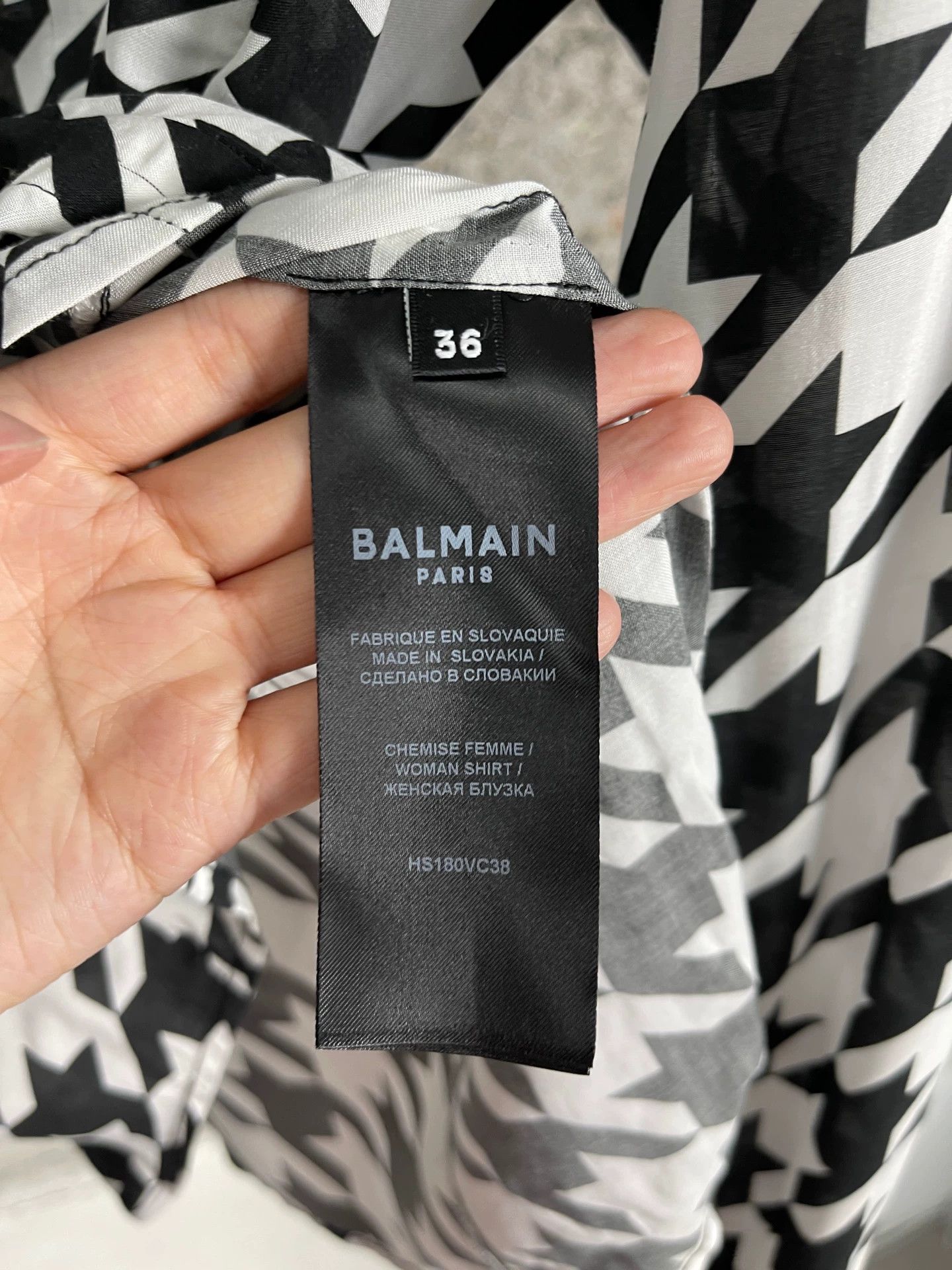 Balmain Balmain Houndstooth Shirt 36 Size XS / US 0-2 / IT 36-38 - 8 Thumbnail