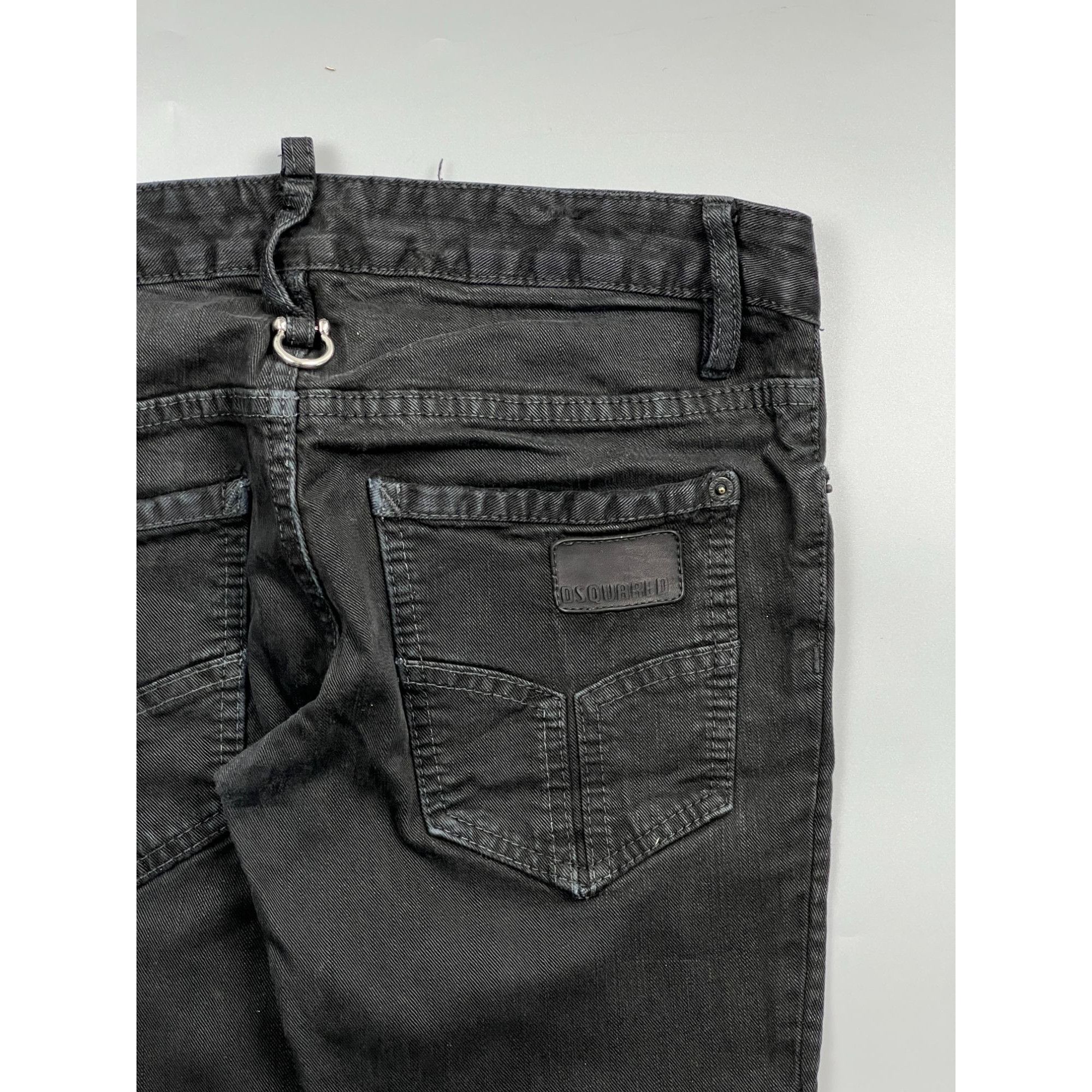 Dsquared2 Dsquared2 Charcoal Black Denim Jeans Pants (Y0835) Size 27" / US 4 / IT 40 - 13 Thumbnail