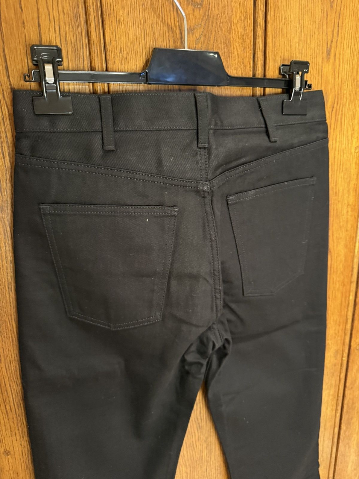Celine Holy Grail FW21 Celine raw hem flared dylan black jeans 30 Size US 30 / EU 46 - 17 Thumbnail
