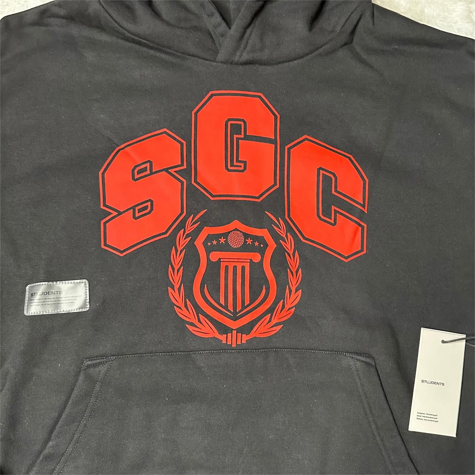 Designer NWT Students Golf Uni Pullover Hoodie Men’s M Black SGC Logo Size US M / EU 48-50 / 2 - 4 Thumbnail