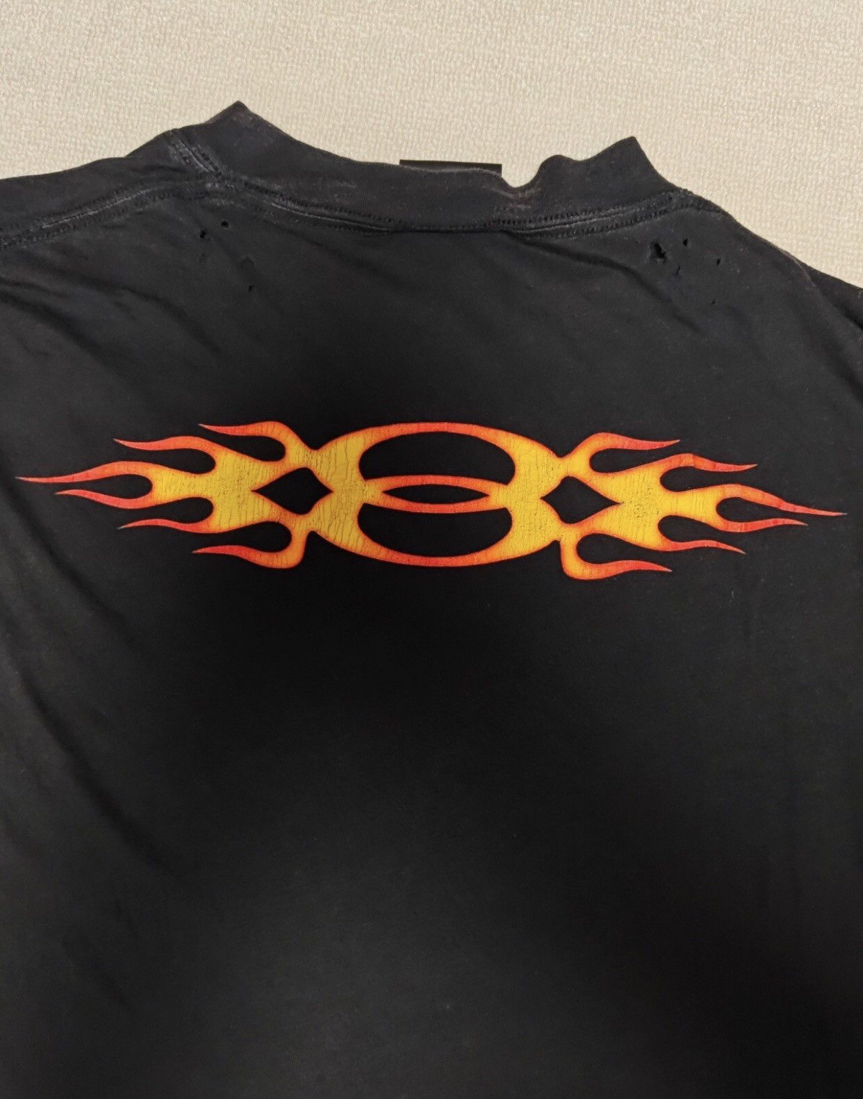 Balenciaga Balenciaga 24Fall Double Ring Flame long sleeved T-shirt Size US S / EU 44-46 / 1 - 4 Thumbnail