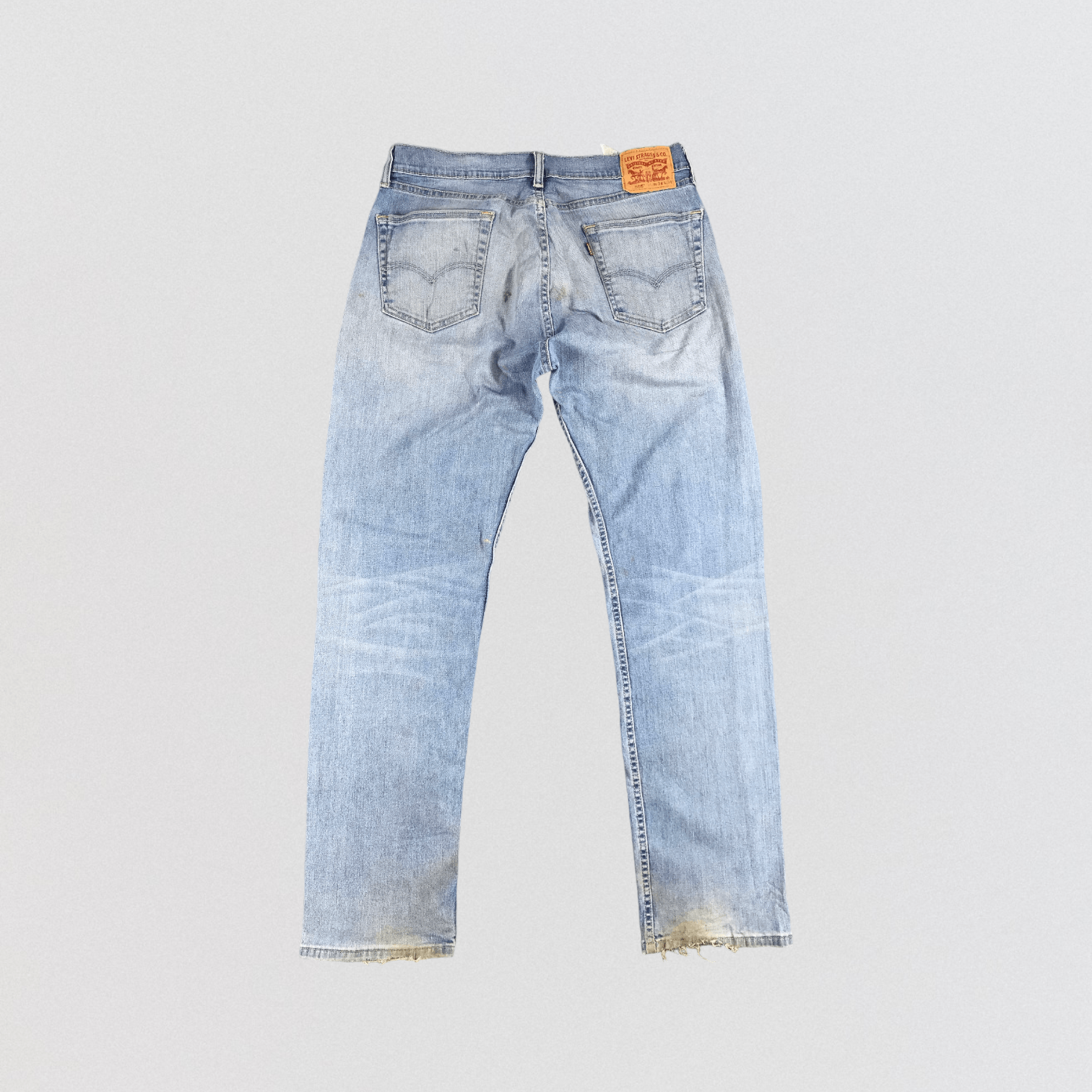 Levi's Vintage Distress Levis 505 Jeans-JM1177 Size US 35 - 2 Thumbnail