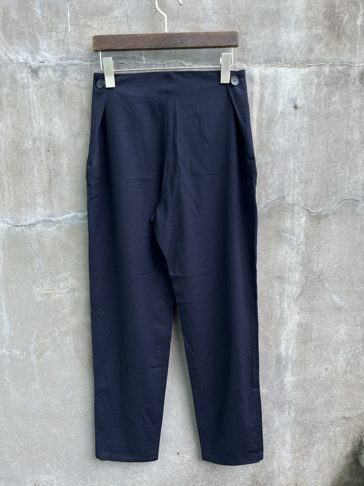 Yohji Yamamoto High Waist Uniform Trousers Size 26" / US 2 / IT 38 - 4 Thumbnail