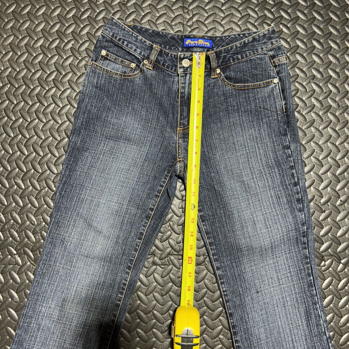 Designer × Vintage Pure Diva Jeans Straight Leg Low Rise Women’s Size 3 Juniors Size 26" / US 2 / IT 38 - 6 Thumbnail