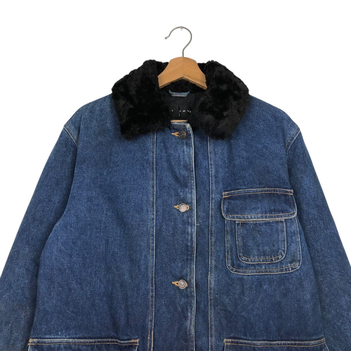 Vintage 🔥VINTAGE CHORE DENIM JACKET GALLERY BLANKET ISSEY MIYAKE Size US S / EU 44-46 / 1 - 5 Thumbnail