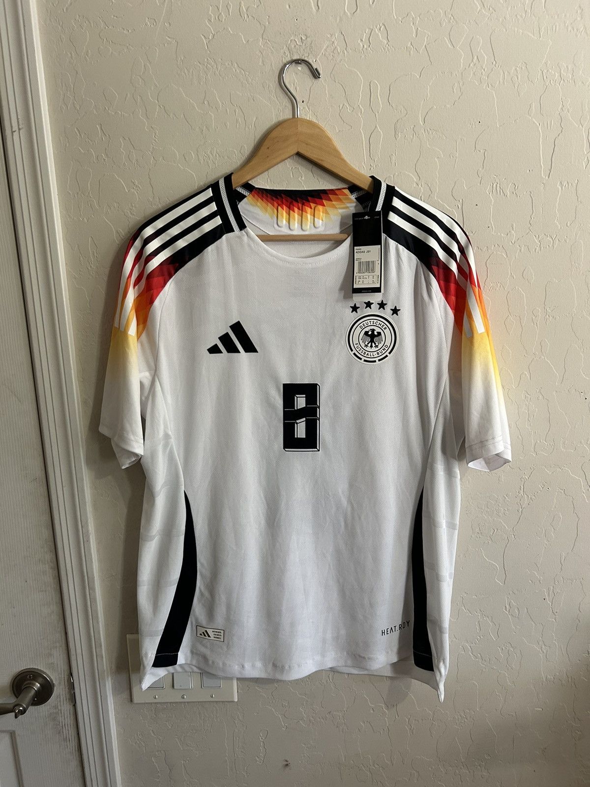 Adidas Germany 2024 Euro Adidas Home Jersey NWT Size US XL / EU 56 / 4 - 7 Thumbnail