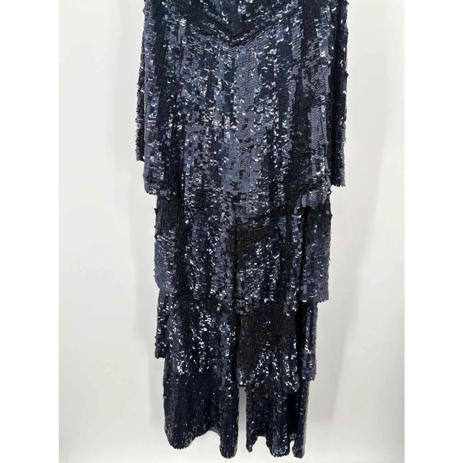 Vintage Pre-Owned Osman Navy Strapless Jumpsuit Size 4 Sequin Size 27" / US 4 / IT 40 - 7 Thumbnail